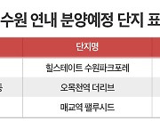 수도권 대장 ‘수원’ 분양 기지개…1917가구 일반분양 예고