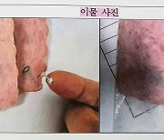 햄에 이상한 흰색 가루 덩어리가…고교 급식 재료서 동물의약품 나와