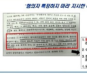 "혐의자 특정 말라" 국방장관 지시 드러나…민주당, 특검법 발의