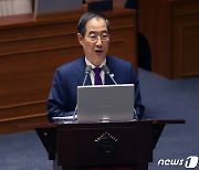 경제분야 대정부질문 받는 한덕수 총리