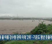 전북 올 여름 강수량 관측 이래 ‘2위’…기온도 평년 웃돌아