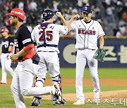 [ST포토] 두산 '기아 10연승 제지'