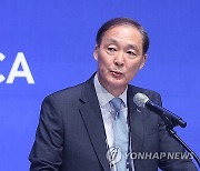 서울ODA국제회의, 개회사하는 장원삼 이사장