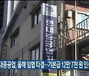 HD현대중공업, 올해 임협 타결…기본급 12만 7천 원 인상