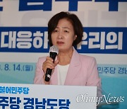 추미애 전 장관 "국민 전체 스트레스로 암에 걸릴 정도"