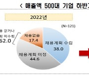 대기업 64% "신규 채용 없거나 미정"