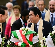 [속보] 尹, 뉴델리 G20서 기시다와 한일 정상회담