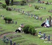 추석 앞두고 조상묘 벌초 및 성묘