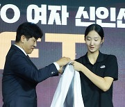 女 배구 신인왕? "네!" 드래프트 전체 1순위 김세빈의 당찬 대답