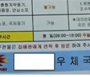 집배원 전화번호 010-0000-000…‘우편물 도착 안내’ 유심히 봐야 하는 이유