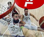 World Cup Lithuania Latvia Basketball