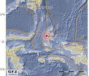 인도네시아 할마헤라 지역 규모 6.2 지진 발생(상보)