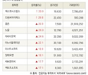 [fnRASSI]장마감, 코스닥 상승 종목(에스피시스템스 30.0% ↑)