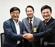 면접 기다리는 여당 강서구청장 후보들