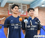 [JB포토]  2023 KBL 신인선수 드래프트 컴바인 '유기상-박무빈'