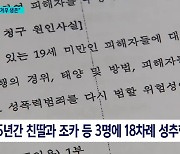 "15년간 친딸 2명·조카 성폭행한 50대…친모, 알고도 묵인"