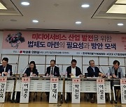 "미디어서비스산업 발전 위한 법적 뒷받침 필요" 국회서 법안 제안 세미나 열려