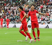 클린스만호 드디어 이겼다…사우디에 1-0 승리, 조규성 '천금 결승골'