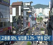 부산 8월 고용률 58%, 실업률 2.3%…‘변동 없어’