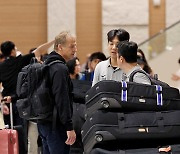 인천공항 통해 입국하는 클린스만