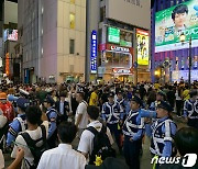 한신 타이거즈 18년 만의 우승, 일본 경찰 초비상