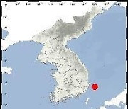 울산 동북동 해역서 규모 2.9 지진…기상청 "피해 없을 듯"