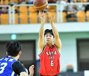 [JB포토] 대학농구 결승, 고려대 박정환 '3점슛으로 승부'