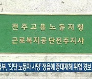 고용부, ‘잇단 노동자 사망’ 정읍에 중대재해 위험 경보