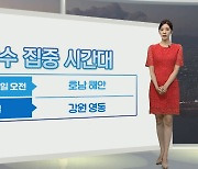 [생활날씨] 휴일까지 비 오락가락…중부 선선·남부 더위