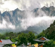 북한 금강산의 집선봉…"조선의 명산이자 세계적 명산"