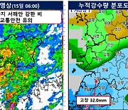 전북 흐리고 종일 비…내일까지 최고 80㎜ [오늘날씨]