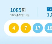 1085회 로또 1등 23명 무더기 당첨, 각 10억7천만원씩…세종·의정부서 복수 판매점 나와