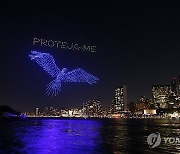 Avaaz Amazon New York Drone Show