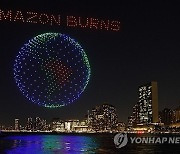 Avaaz Amazon New York Drone Show