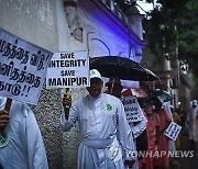 INDIA MANIPUR PROTEST