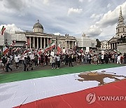 Britain Amini Anniversary Protest