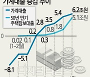 5대은행 가계대출 빨간불... 보름만에 또 8000억 증가