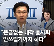 "뜬금없이 내각 총사퇴, 화성인이냐"…與, 野결의 맹비난 퍼부었다