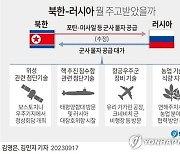 [그래픽] 북한-러시아 뭘 주고 받았을까