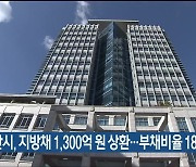 울산시, 지방채 1,300억 원 상환…부채비율 18%→14%