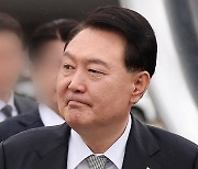 미국 뉴욕 도착한 윤석열 대통령