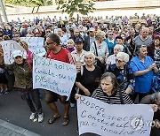 MOLDOVA PROTEST OPPOSITION PARTY