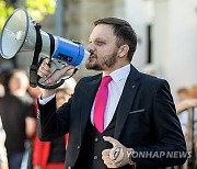 MOLDOVA PROTEST OPPOSITION PARTY