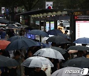 광주·전남 '최대 75.5㎜' 강한 비 소강상태…순천 도로 침수