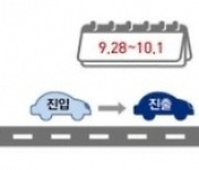 추석 연휴 나흘 동안 고속도 통행료 면제