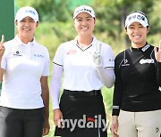 [MD포토] 마다솜, 이민지, 김수지 '우승 노리는 3인방'