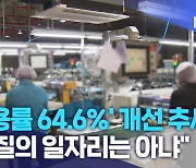 '고용률 64.6%' 개선 추세.."양질의 일자리는 아냐"