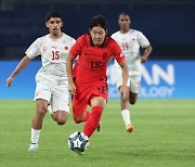 [아시안게임]'이강인 출전' 황선홍호, 바레인에 3-0 승(종합)