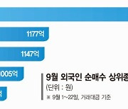 外人 이달에만 2조 '팔자'… 삼성전자·네이버·현대차는 샀다[순매도세 지속되는 증시]