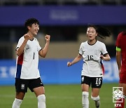 ‘여자 손흥민’ 손화연 해트트릭 대폭발…女축구, 필리핀 5-1 대파…AG 2연승으로 8강 결선진출